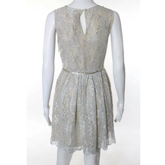 ERIN FETHERSTON SILVER DELICATE DRESS - Picture 3 of 5